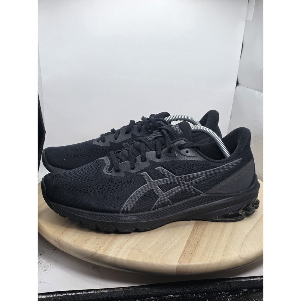 Mens Size 10  - ASICS GEL Ortholite Shoes Black Extra Wide Running 1011B629